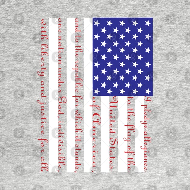 Pledge of Allegiance Flag by B3pOh